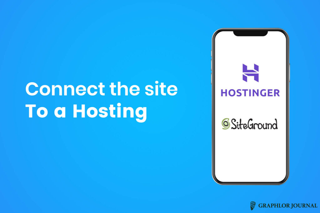 connect your site with a web hosting
